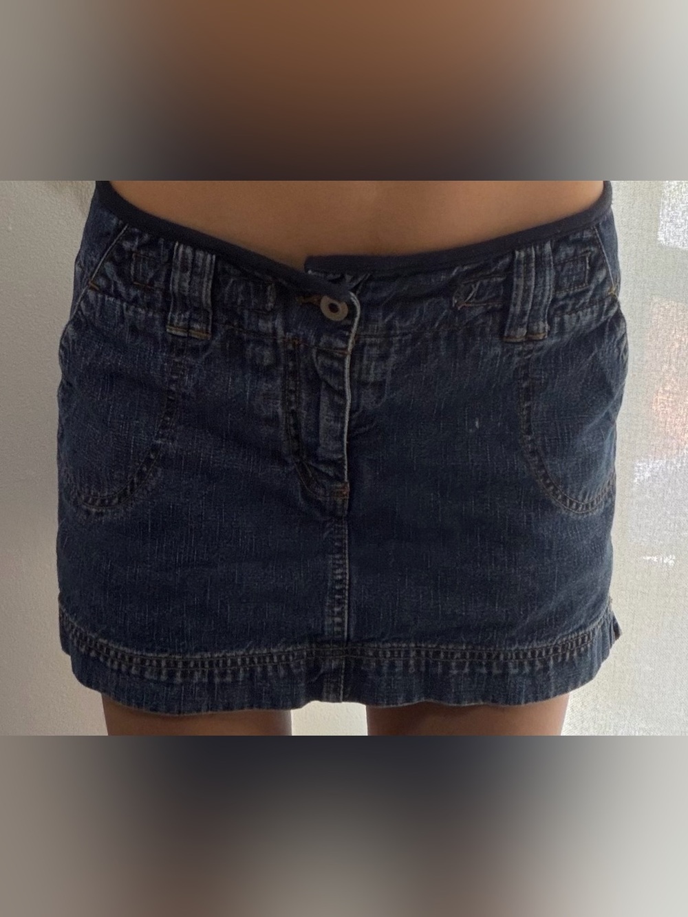 Smart Set Dark Blue Denim Mini Skort